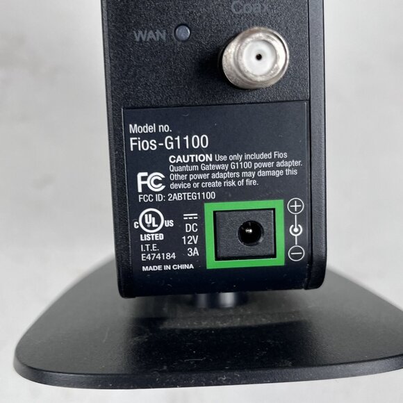 Verizon G1100 Router FiOS-G1100 Dual Band W/AC &Cat 5E With Stand(Fios Firmware) - Picture 8 of 9